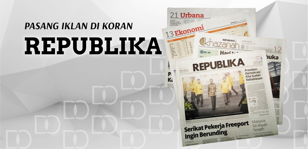 Pasang Iklan Koran Republika