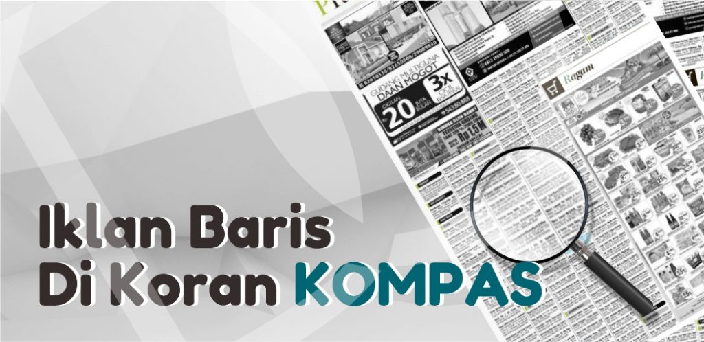 Iklan baris di Koran Kompas