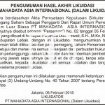 Contoh Iklan Pengadaan Jasa Konsultansi