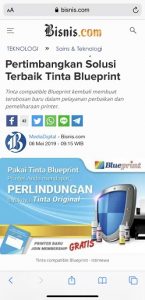 007 Contoh artikel rilis yang pernah tayang